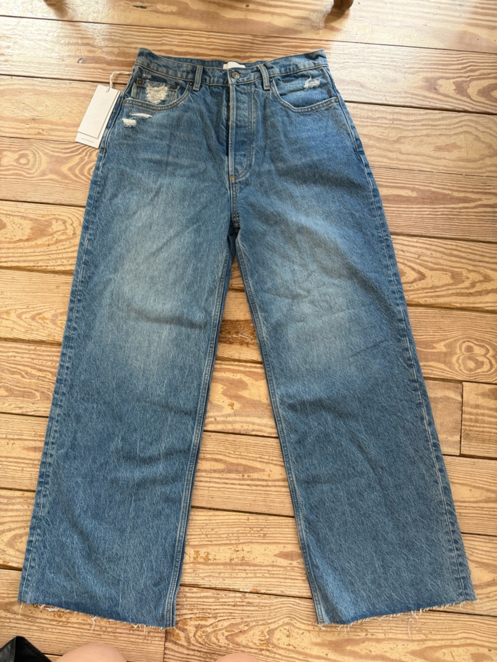 Boyish brand jeans in the Charley high-rise wide-leg model size 29 NWT